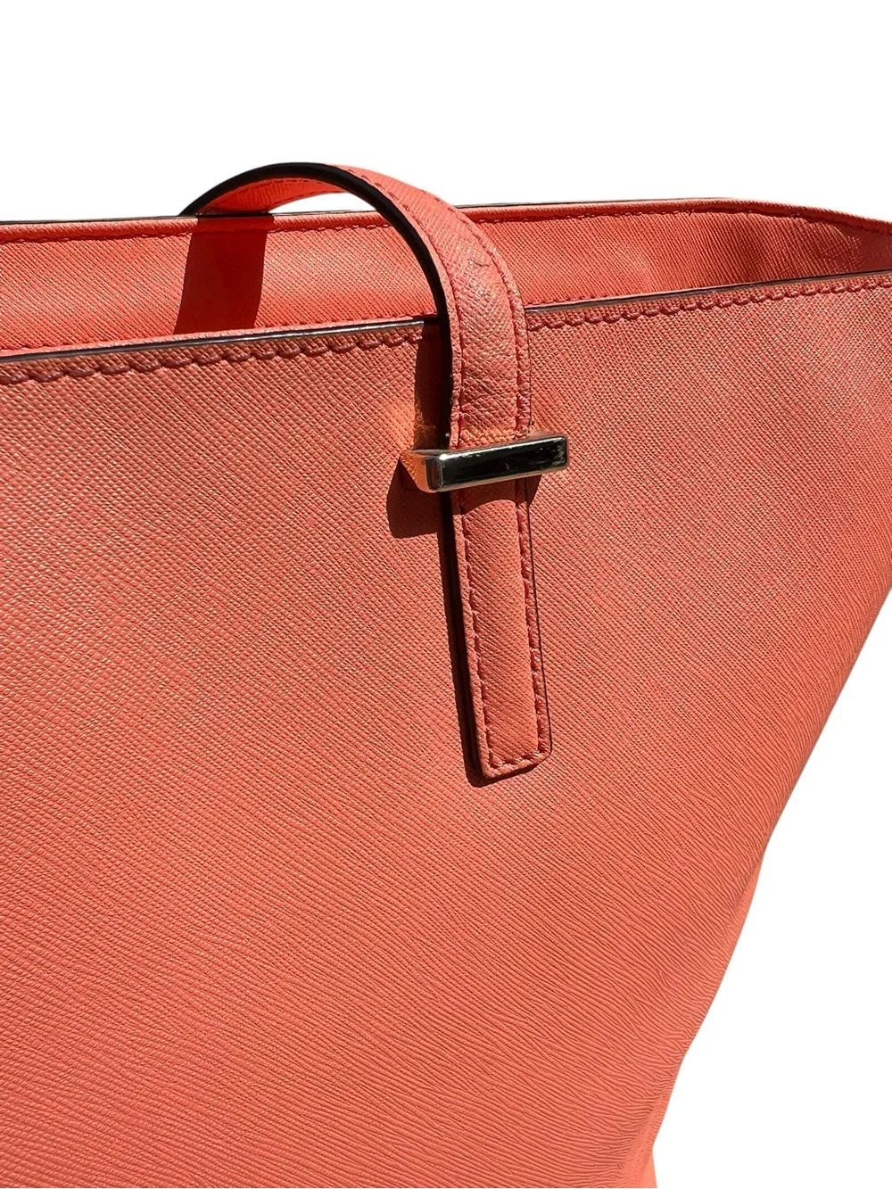 kate spade Cedar Street Harmony Tote Salmon Pink Saffiano Leather Bag